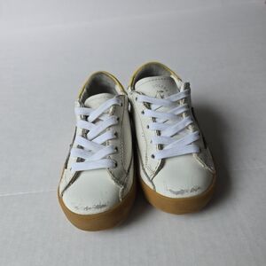 Golden Goose BonPoint Kids White and Tan Sneakers